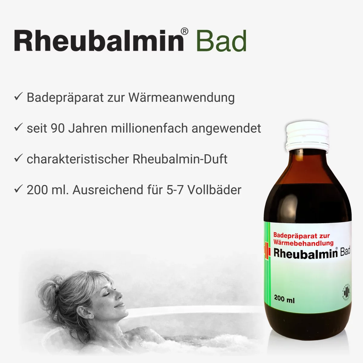 Sekundäres Produktfoto Rheubalmin Bad200ml mit Textfeature