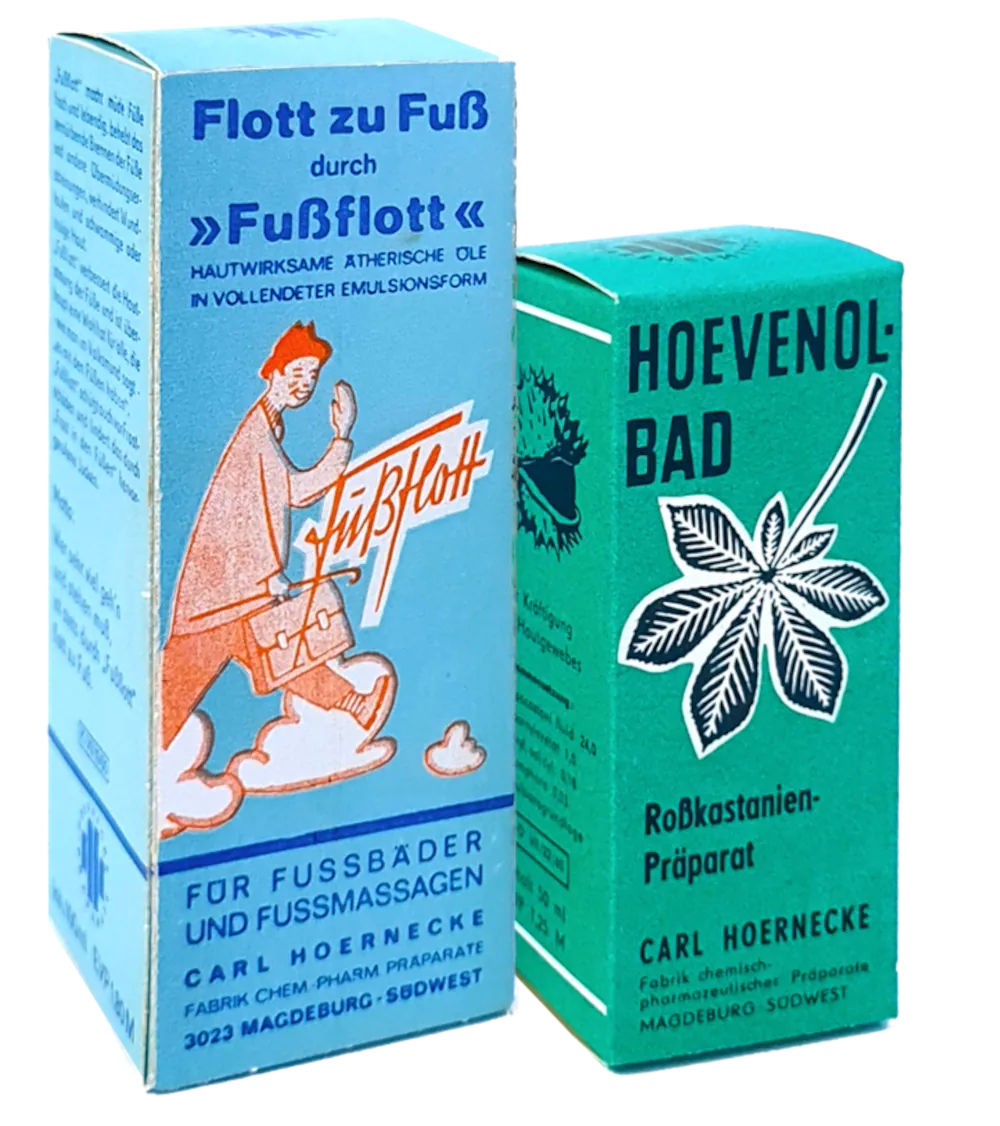Hoevenol Bad und Fußflott - historische Verpackung