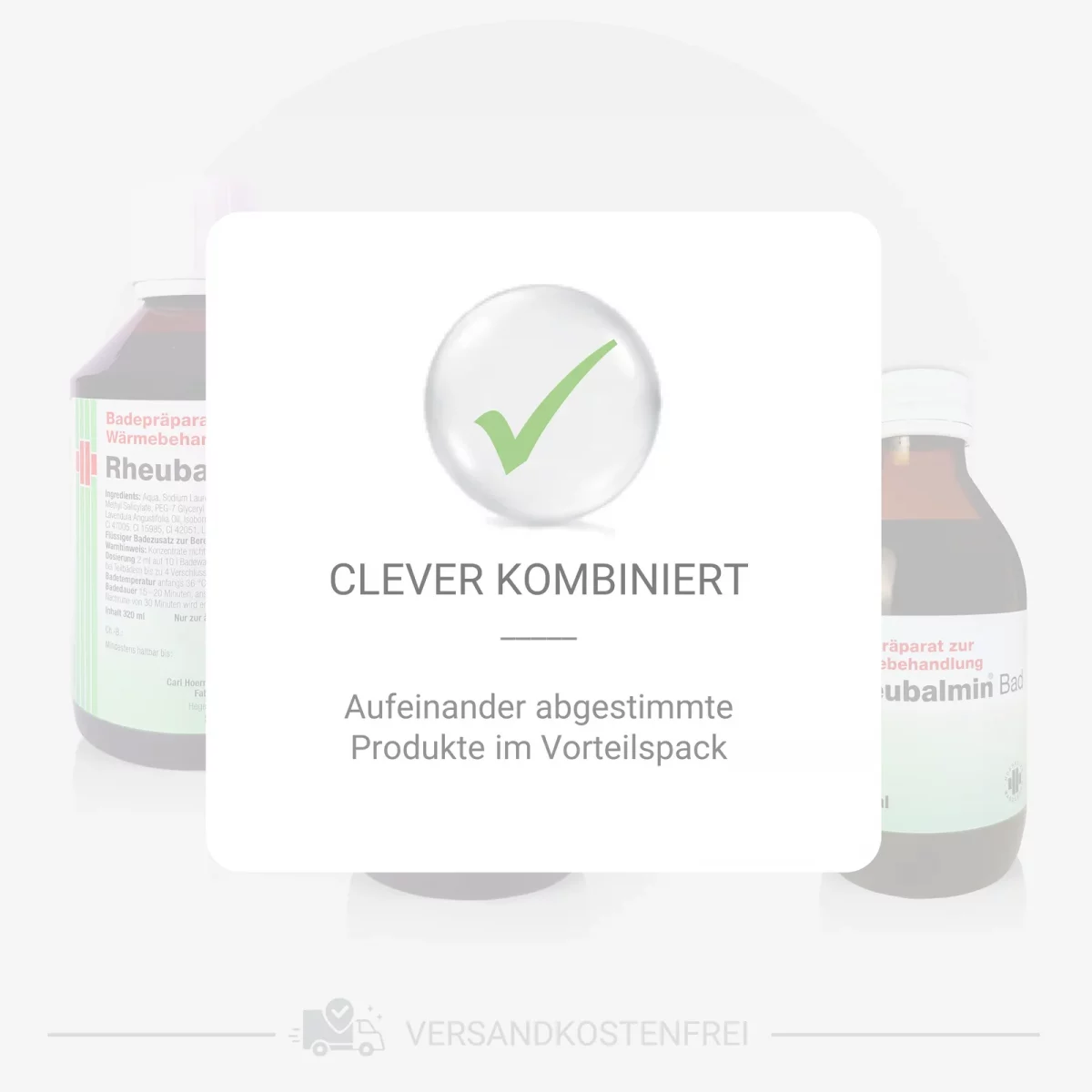 sek Produktfoto Bundle Rheubalmin Bad Vorrats Set