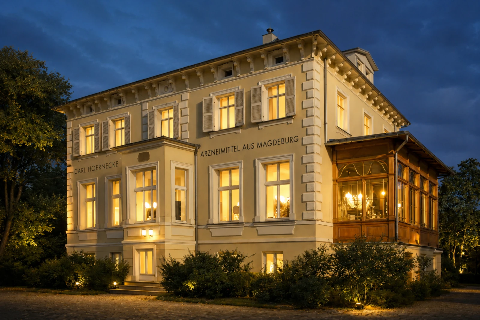 Historische Villa der Firma Carl Hoernecke in Magdeburg
